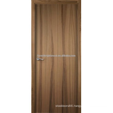 MDF panel customized design engineered Veneered entry door rustic wood